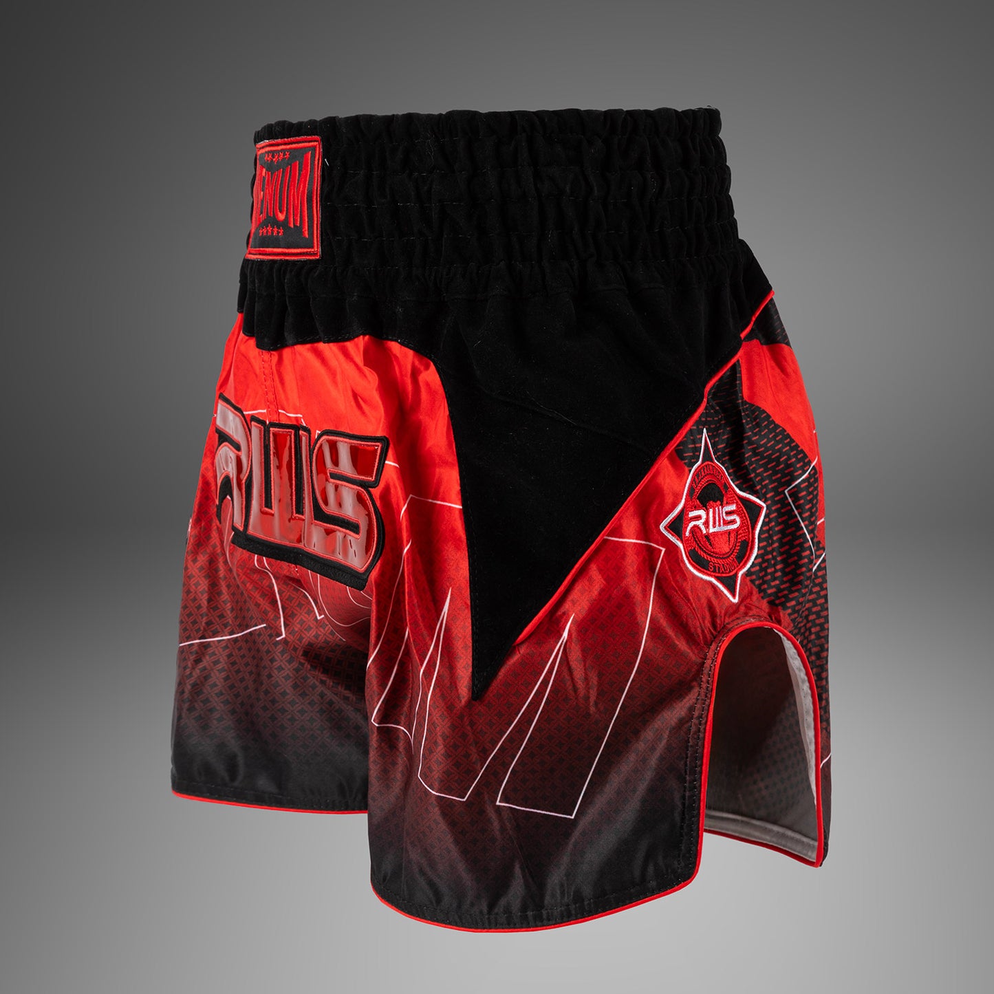 Venum x RWS 2.0 Muay Thai Shorts - Black/Red