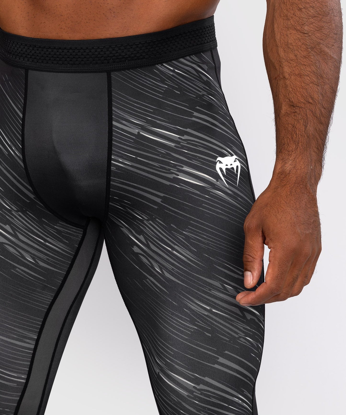 Venum Rapid Spats - Black/Storm Grey