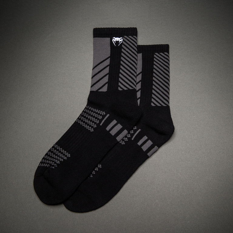 Venum Vector Crew Socks - Black/Grey - Venum product-type_Socks