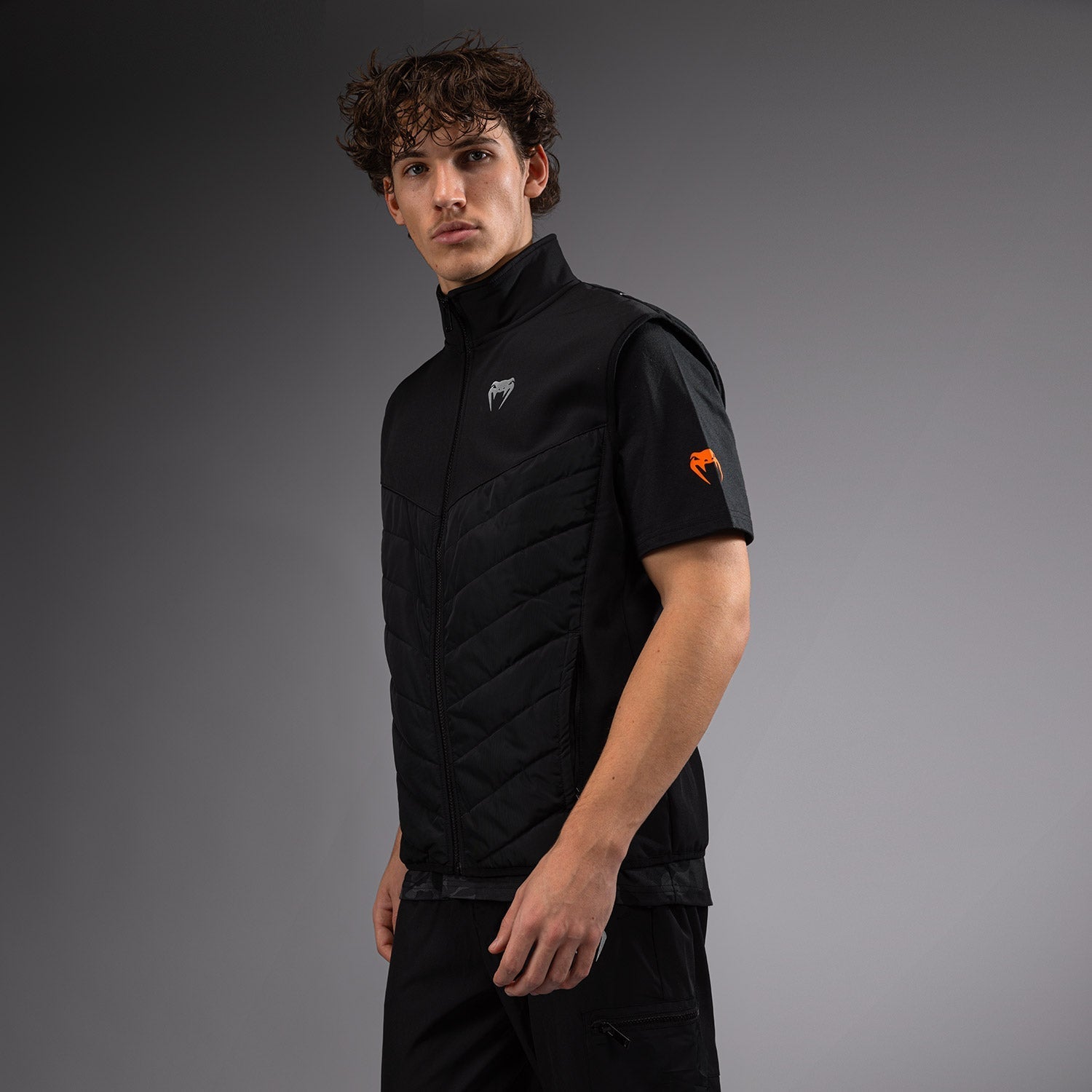 Venum Paddock Softshell Jacket Short Sleeves - Black - Venum
