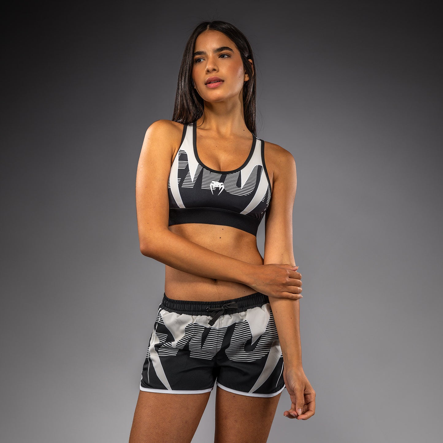 Venum Adrenaline Women's Sports Bra - Black/ Ivory  product-type_Sports bras Venum