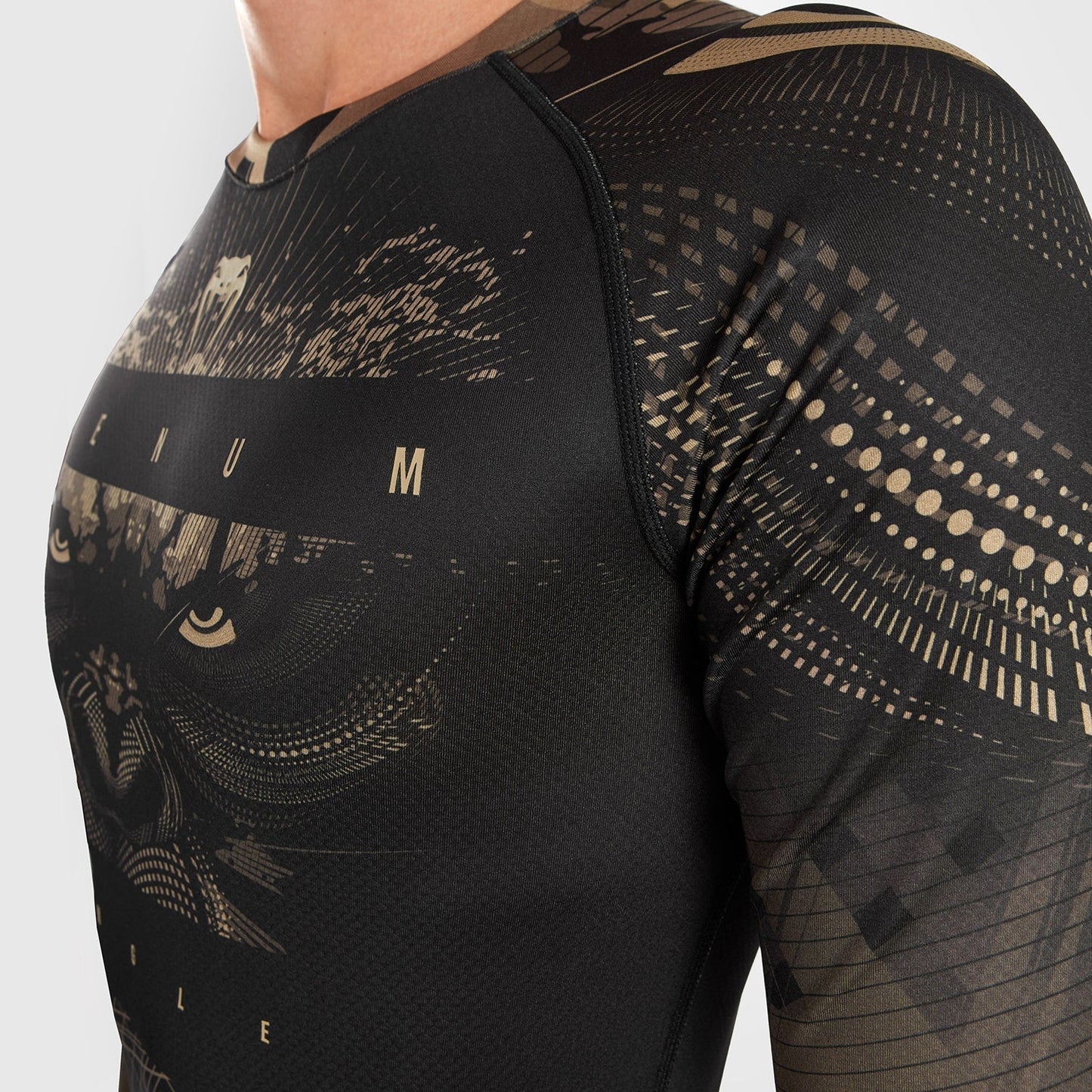 Venum Gorilla Jungle Rashguard Long Sleeves - Black/Sand