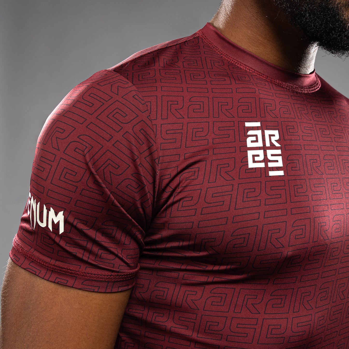 Venum x Ares Men’s Dry-Tech Shirt - Burgundy