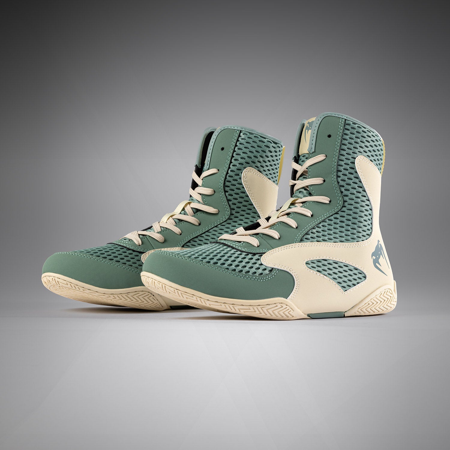 Venum Contender Boxing Shoes - Aqua Green/Ivory - Venum
