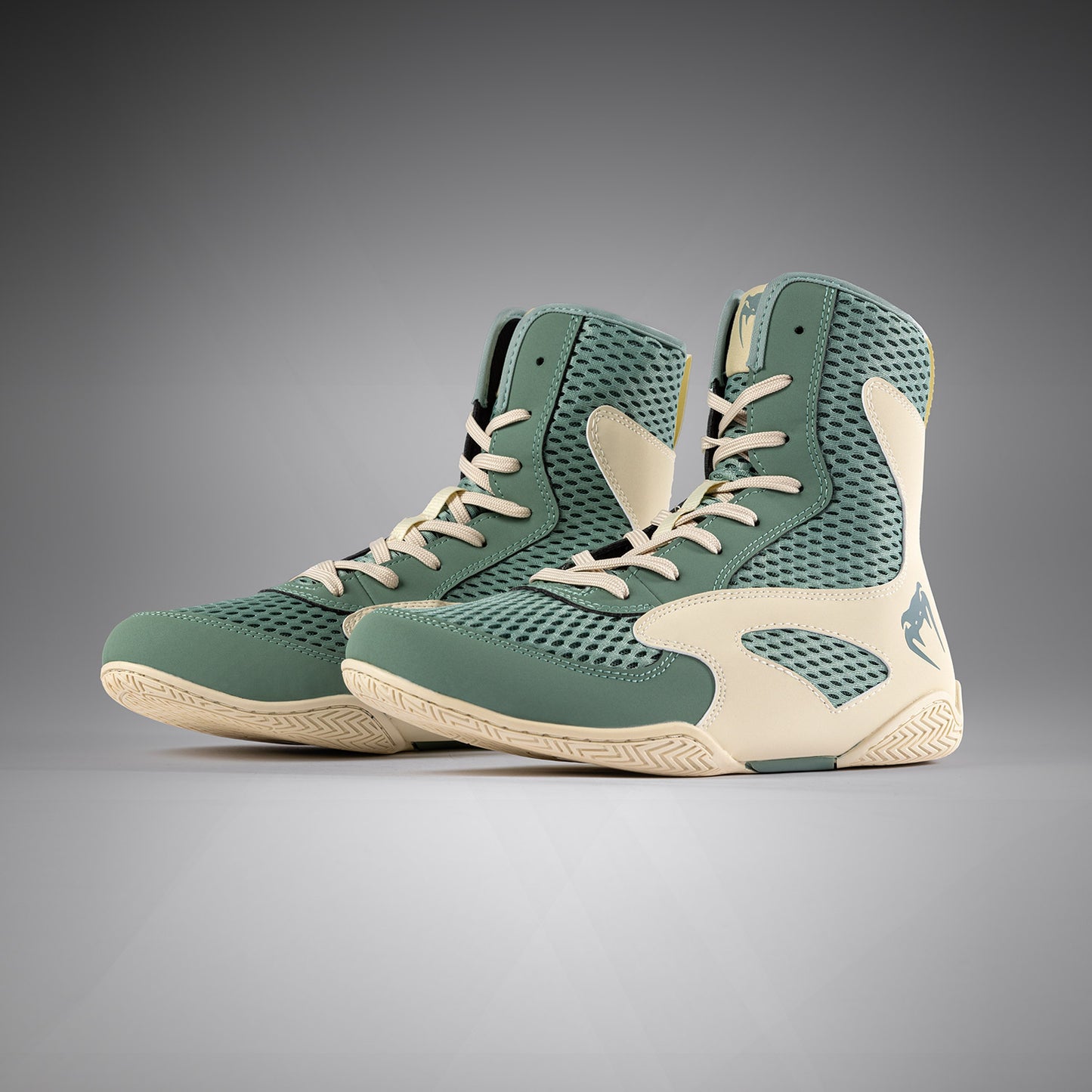 Venum Contender Boxing Shoes - Aqua Green/Ivory