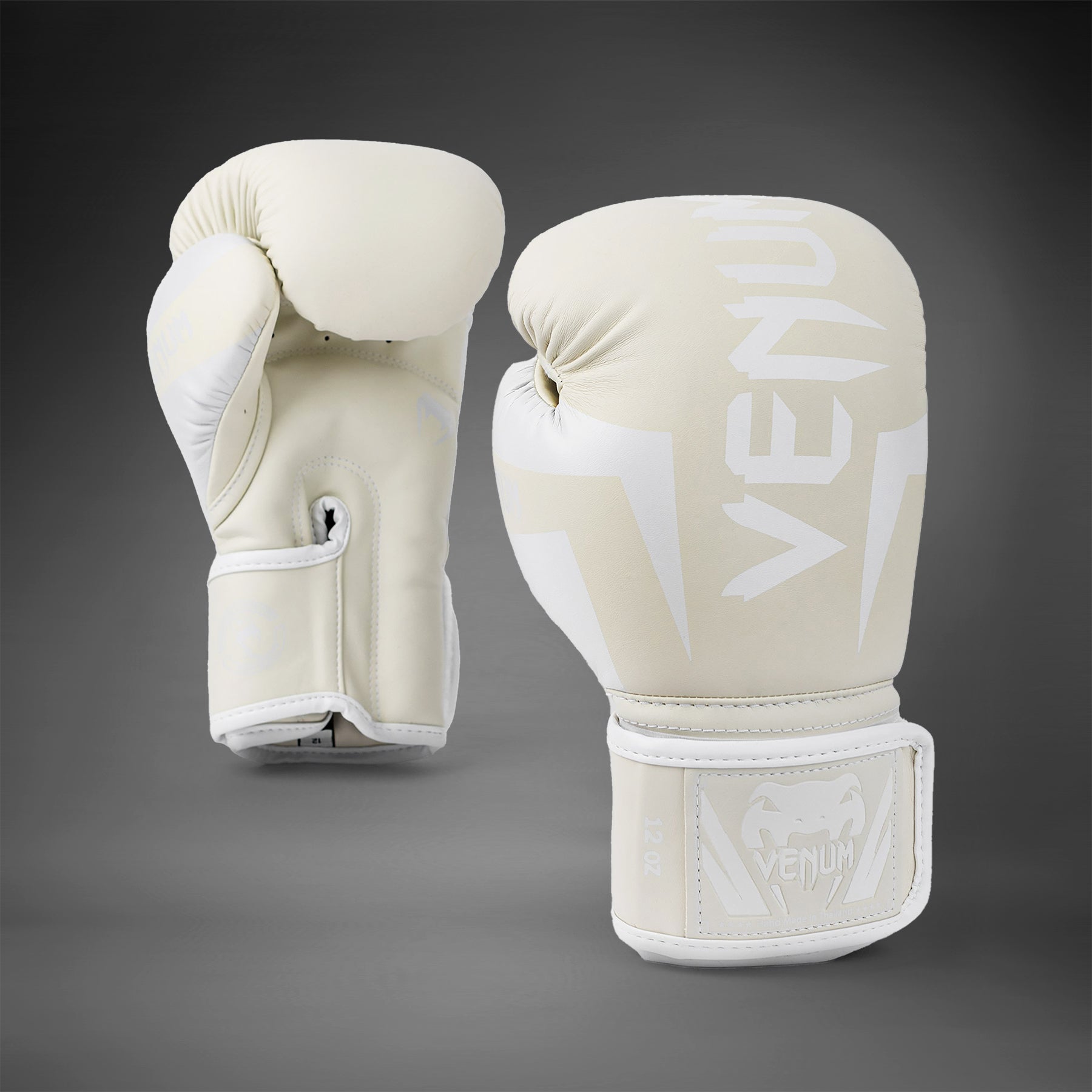 Venum Elite Boxing Gloves White / 16oz