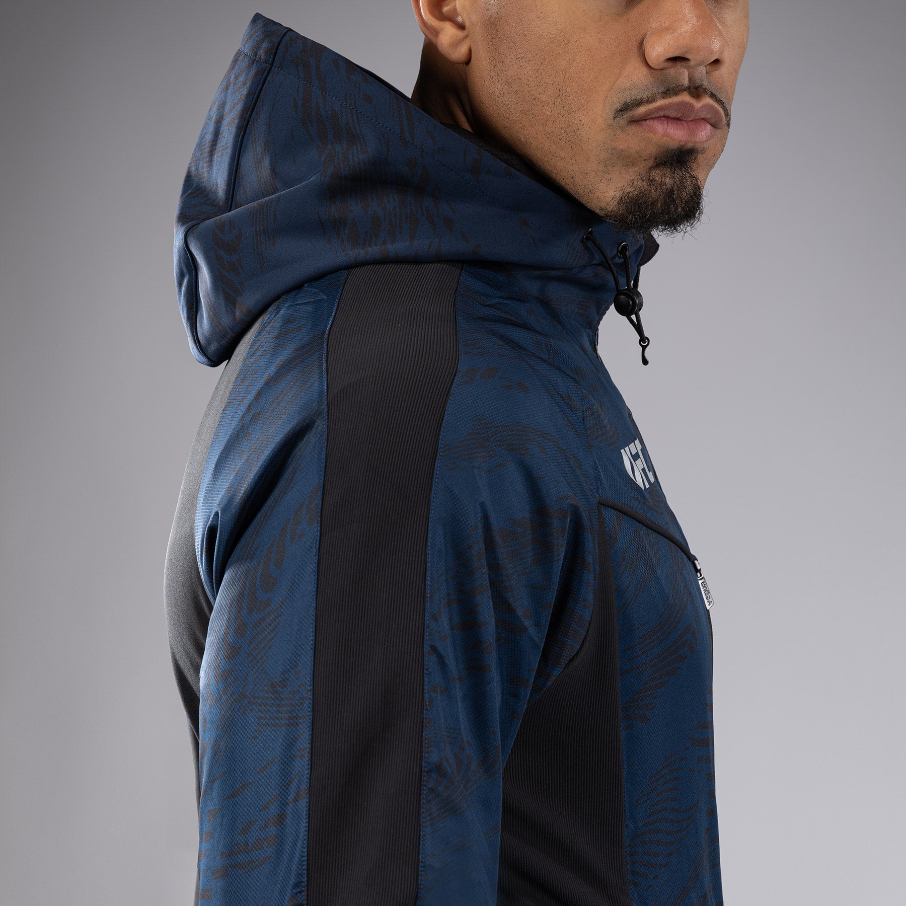 UFC Fusion by Venum Fight Week Men's Zip Hoodie - Oceanic Blue - Venum