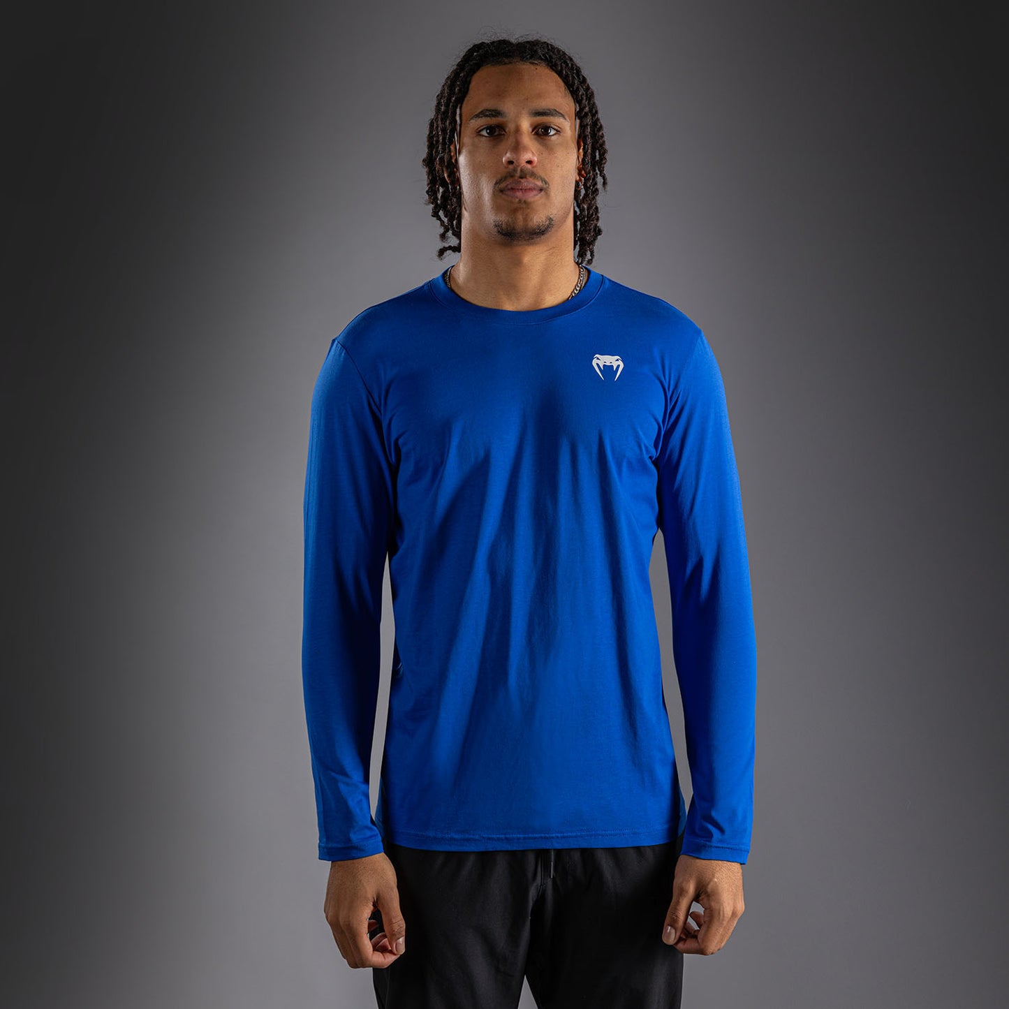 Venum Lineup Personalized Long Sleeve T-Shirt - Royal Blue/White  product-type_T-Shirts Venum