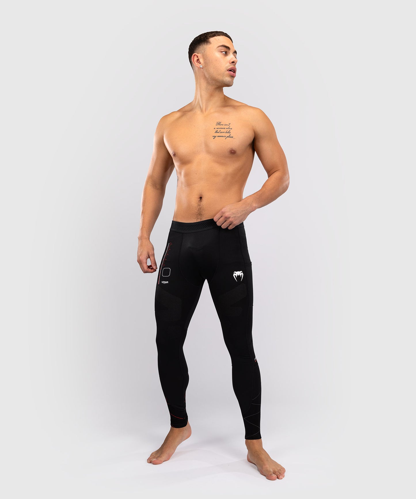 Venum Tactical XT Spats - Black/Fire Red