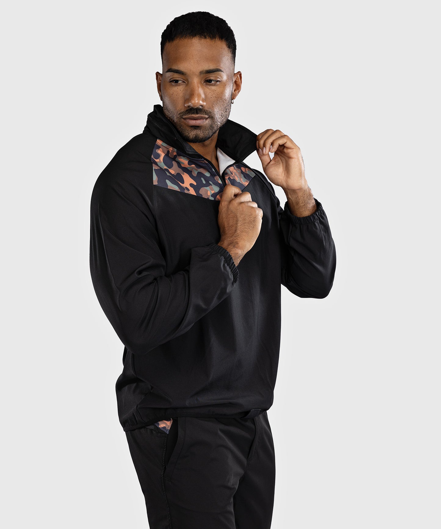 Venum Jungle Ops Track Jackets - Black/Khaki Camo