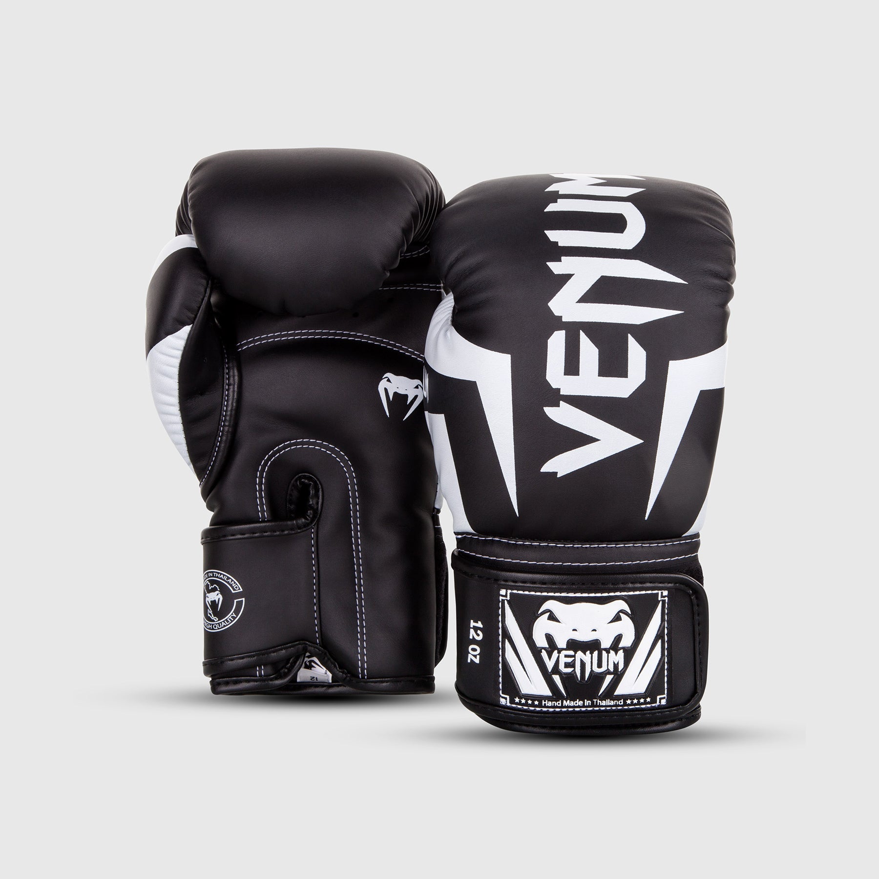 Venum Elite Boxing Gloves - Black/White - Venum