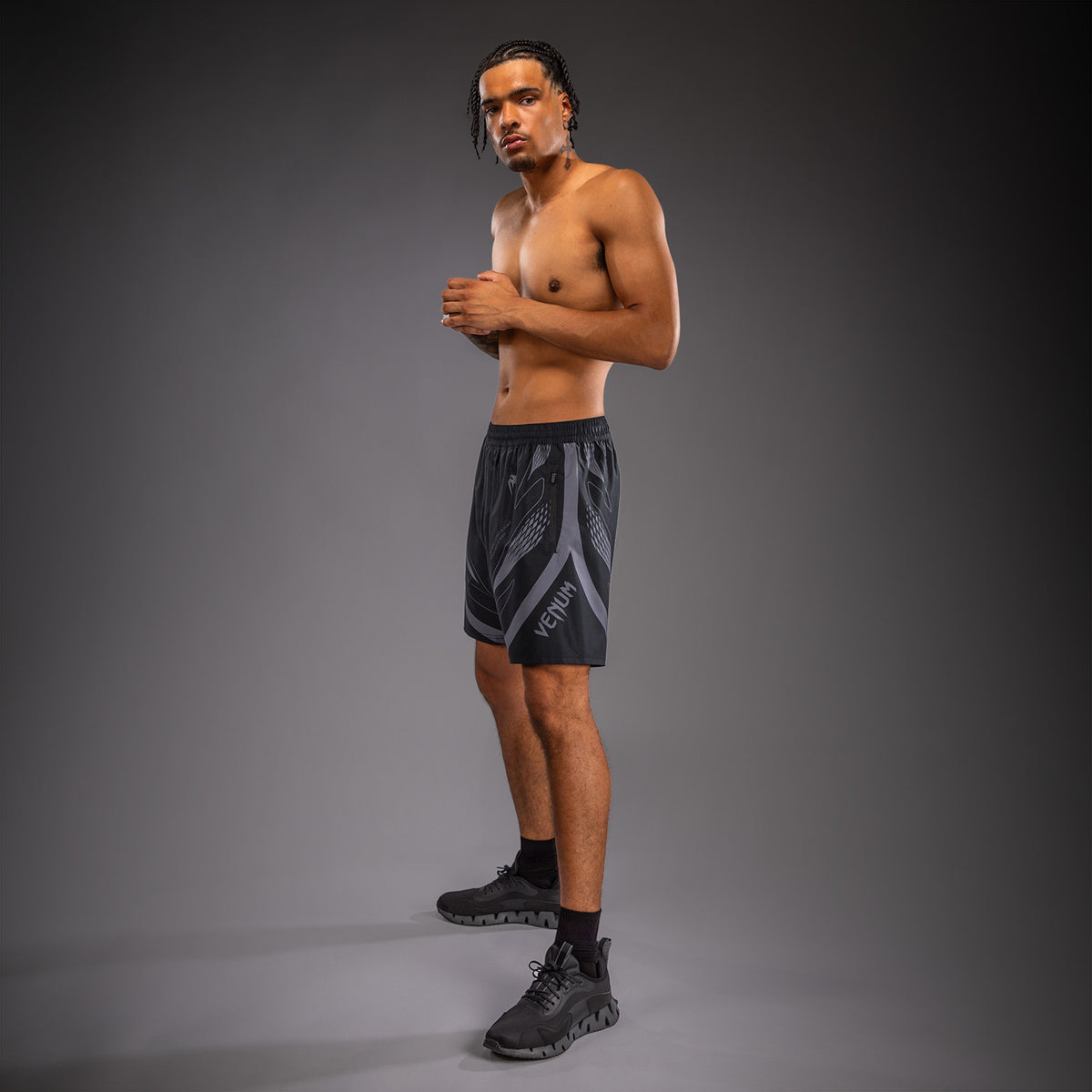 Venum Amazonia Reborn Training Shorts - Black/Grey
