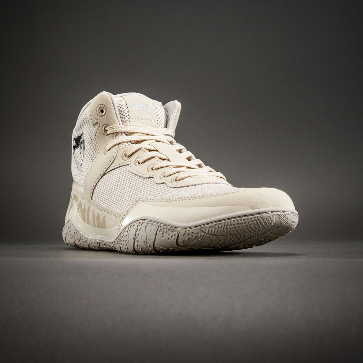 Venum Elite Wrestling Shoes - Beige