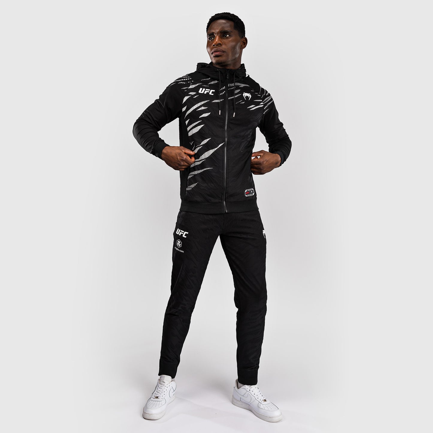 UFC Fusion by Venum Personalized Authentic Fight Night Men's Hoodies - Black