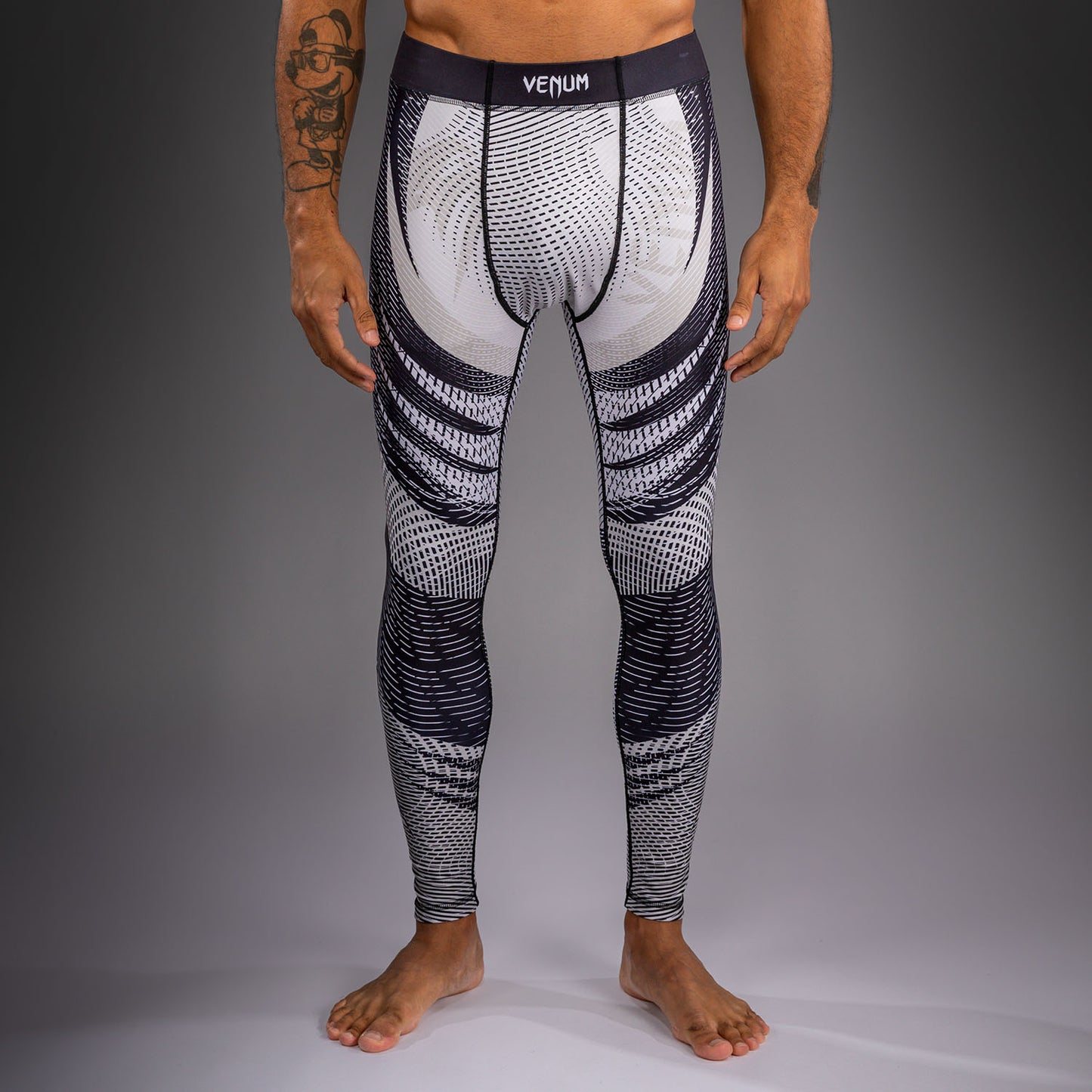 Venum Galactic 3.0 Spats - Off-White/Black  product-type_Compression Pants Venum