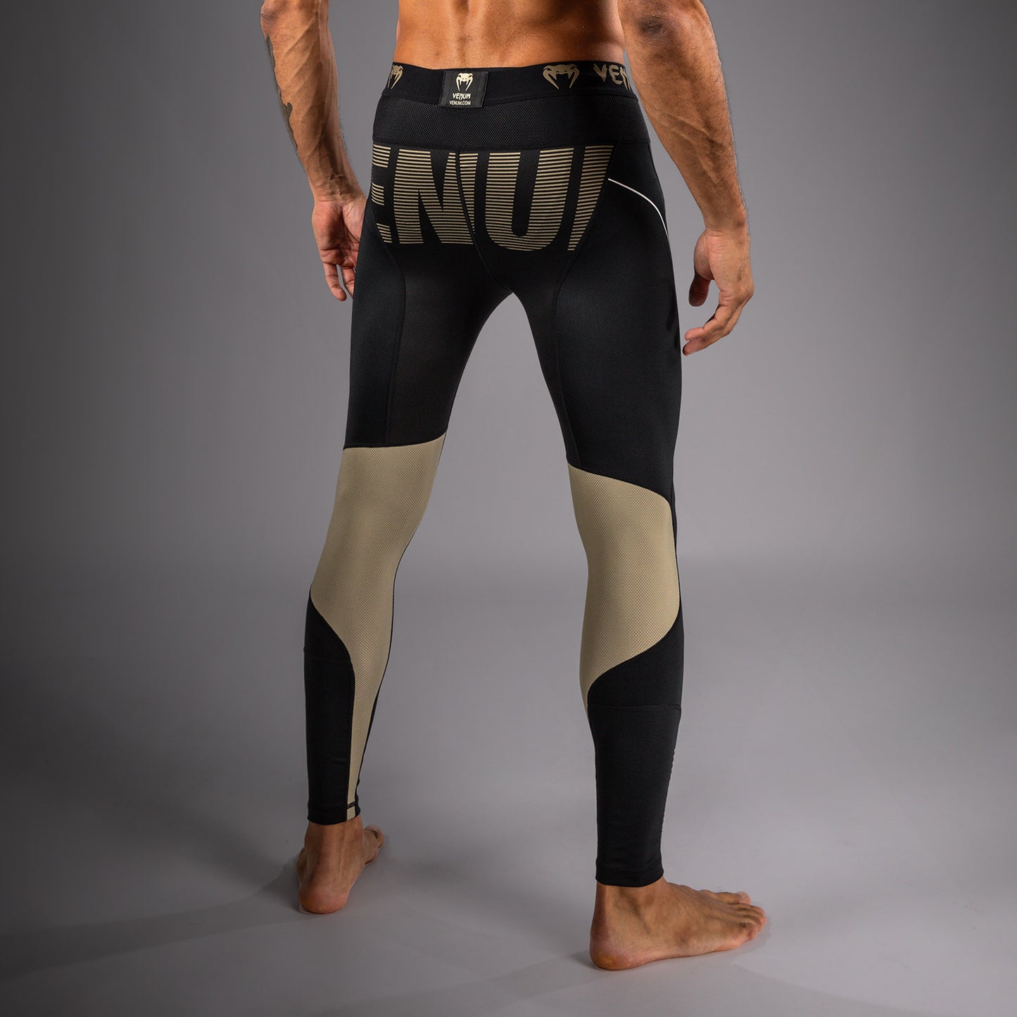 Venum Adrenaline Spats - Black/Sand