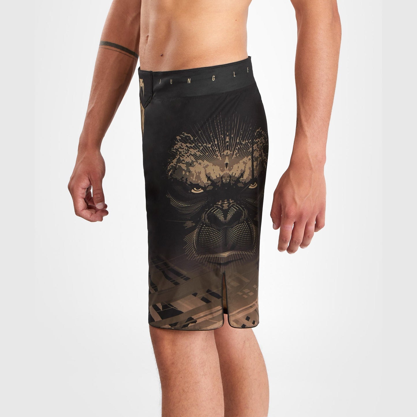 Venum Gorilla Jungle Fightshort - Black/Sand