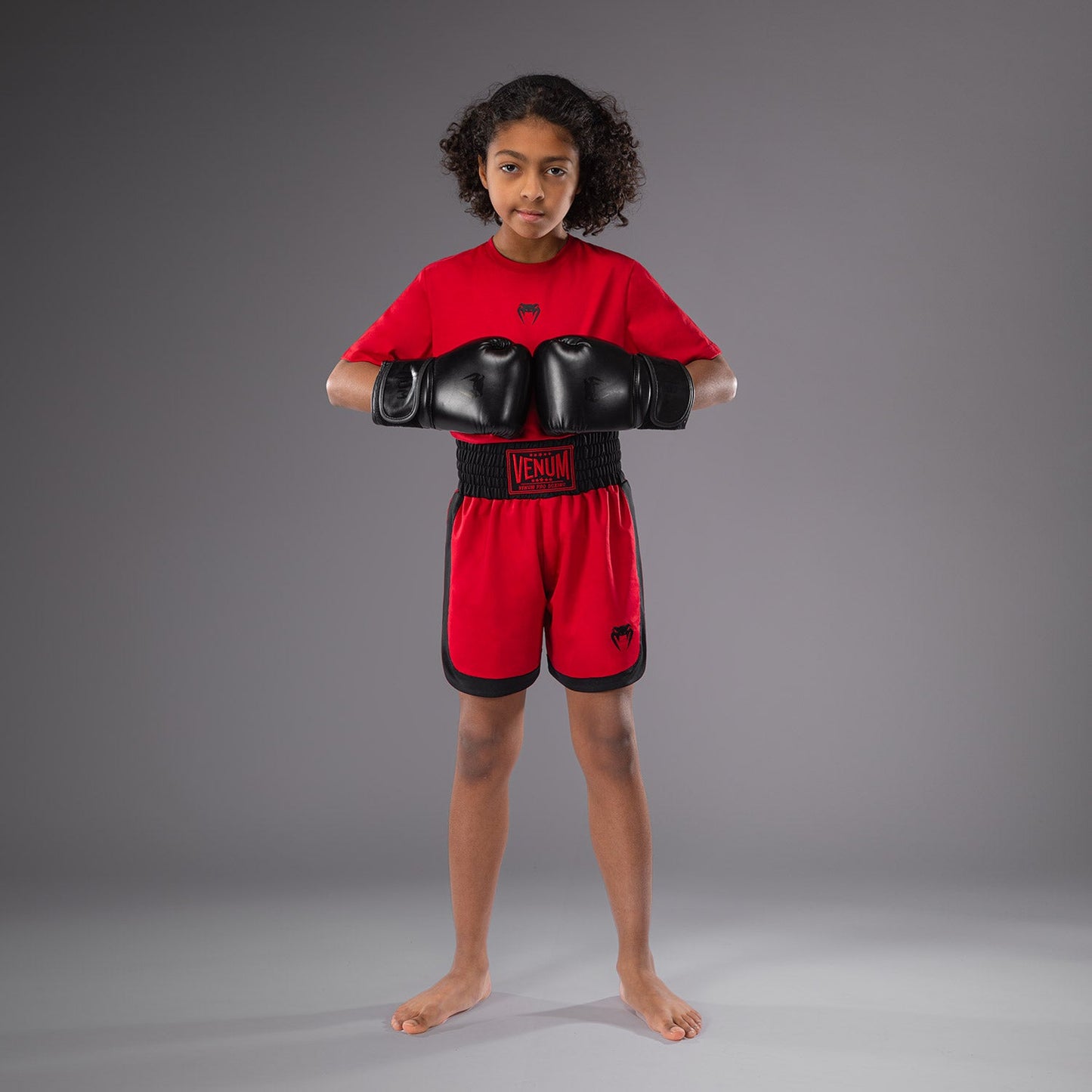 Venum Classic Kids Boxing Shorts - Cherry Red