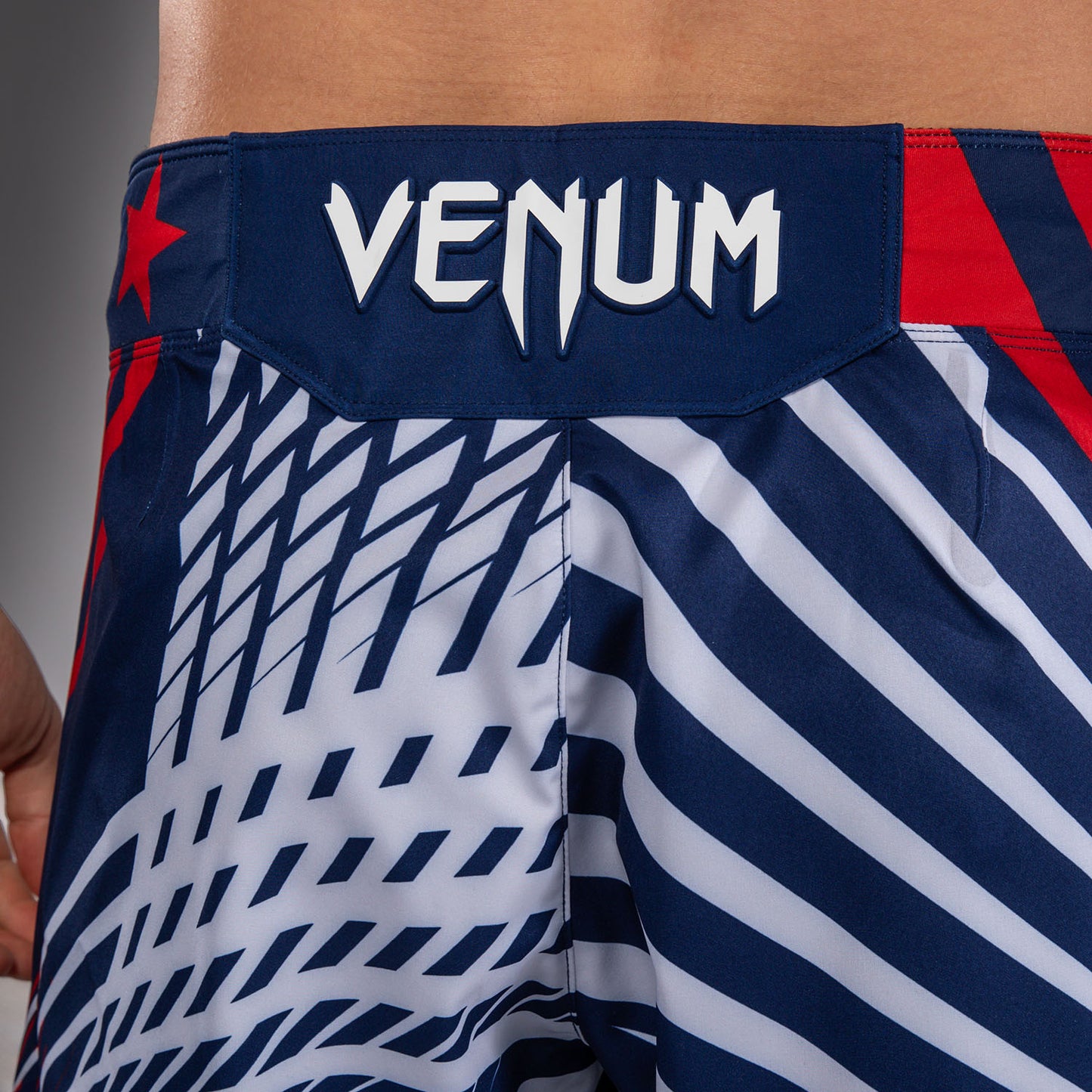 Men's Official UFC Freedom 250 by Venum Blue Personalized Authentic Fight Night Short Fit Fight Short