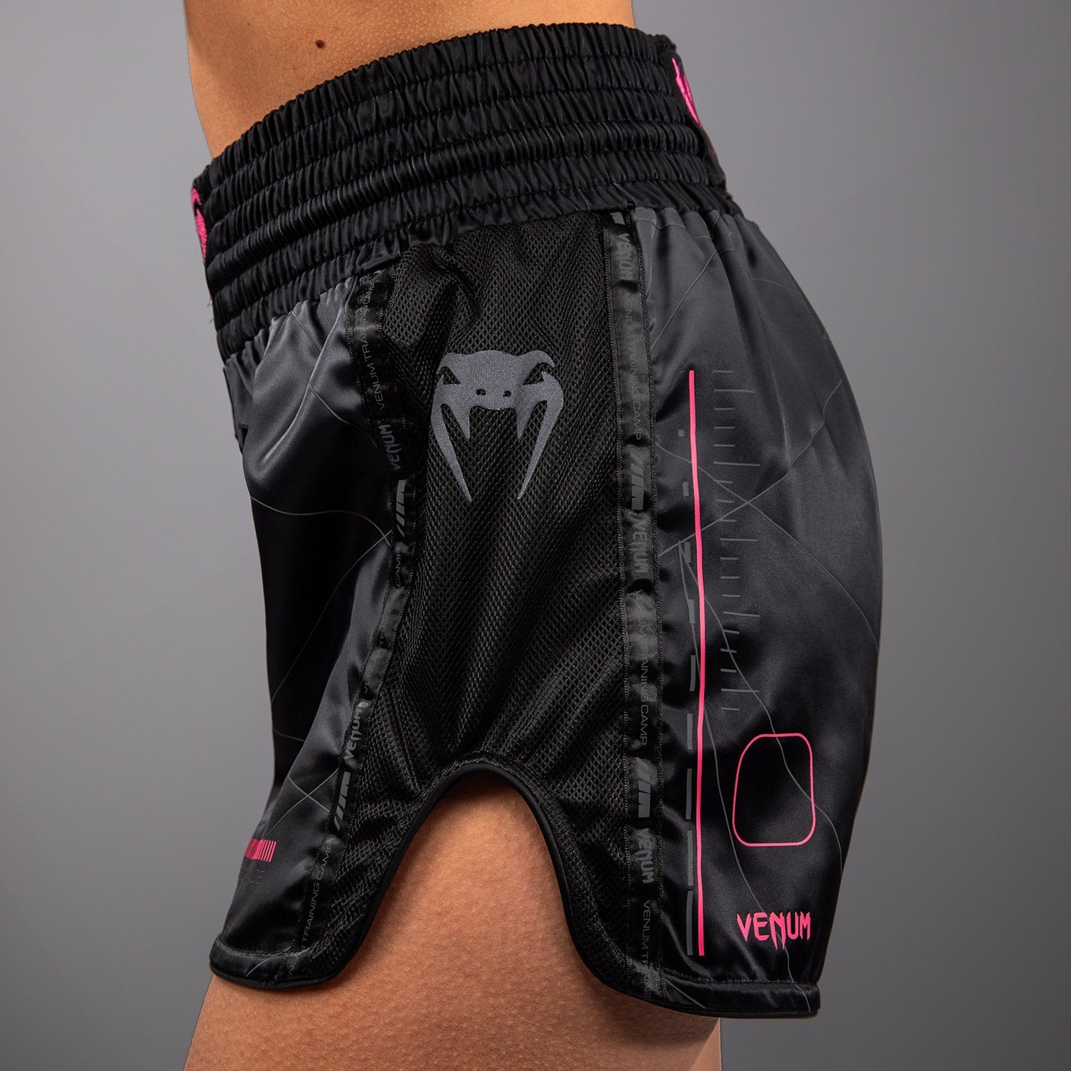 Venum Tactical XT Muay Thai Shorts - Black/Storm Grey