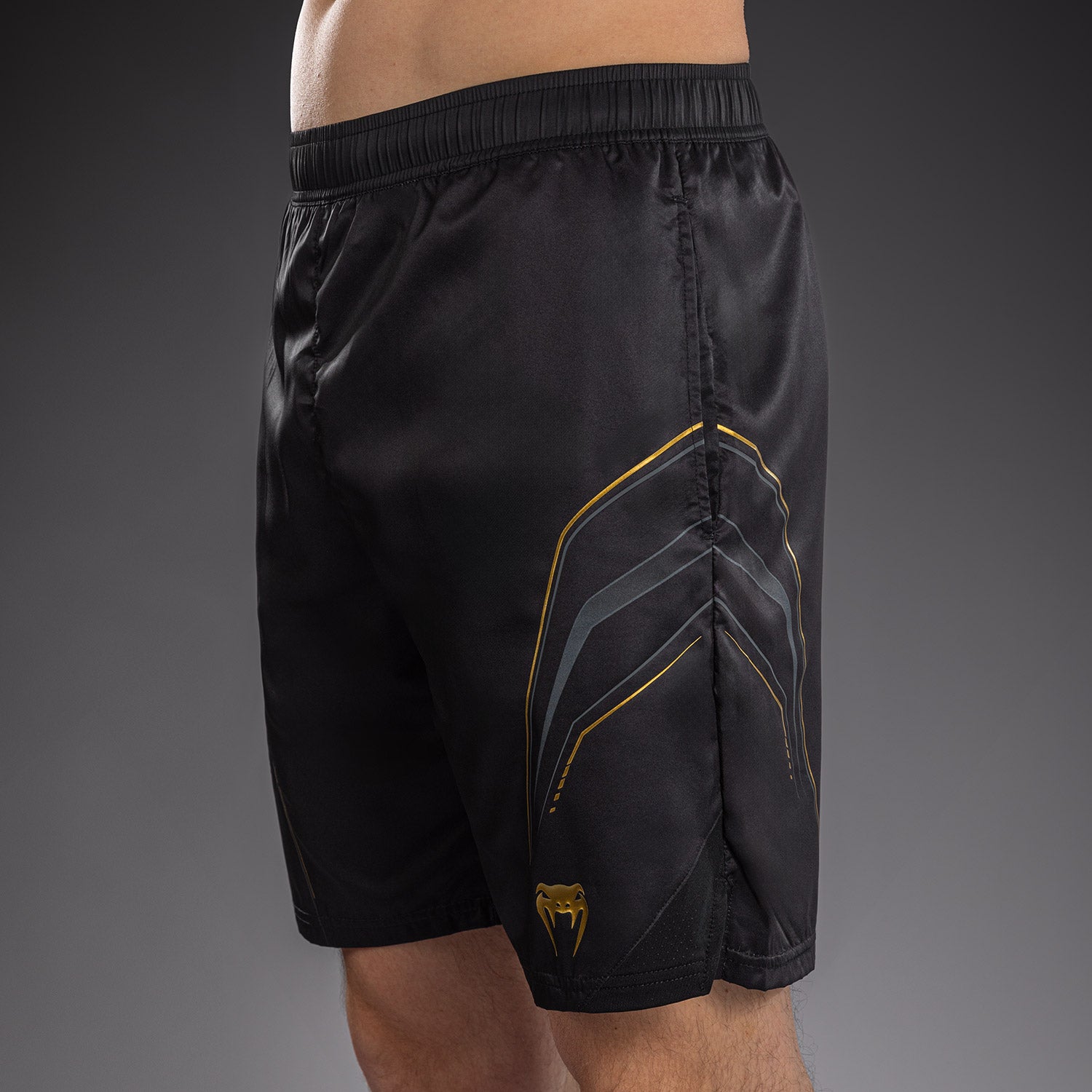 Venum Streamline Training Shorts - Black/Gold  product-type_Training shorts Venum