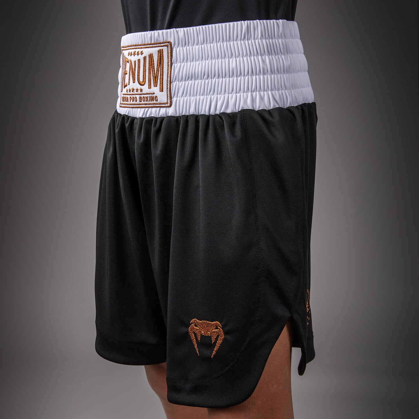 Venum Classic Youth Boxing Shorts - Black/Gold