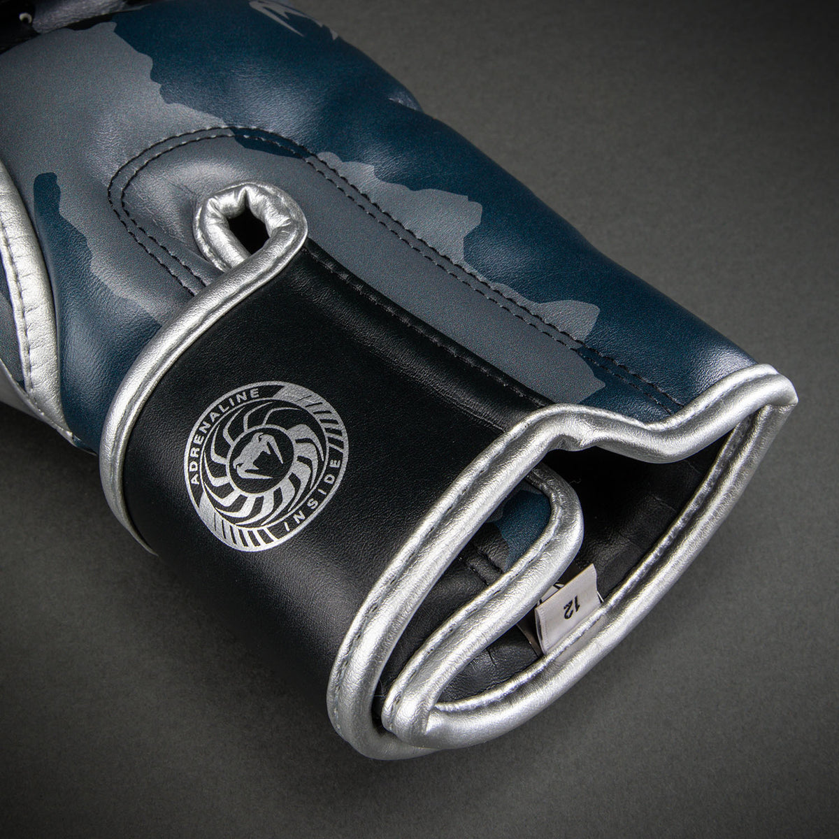 Venum Elite Camo Boxing Gloves - Dark Navy/Blue