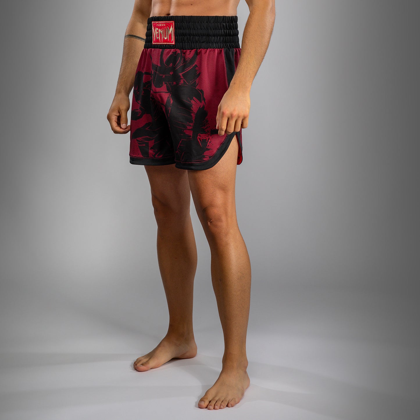Venum x Assassin’s Creed Shadows Men’s Boxing Shorts - Burgundy/Black
