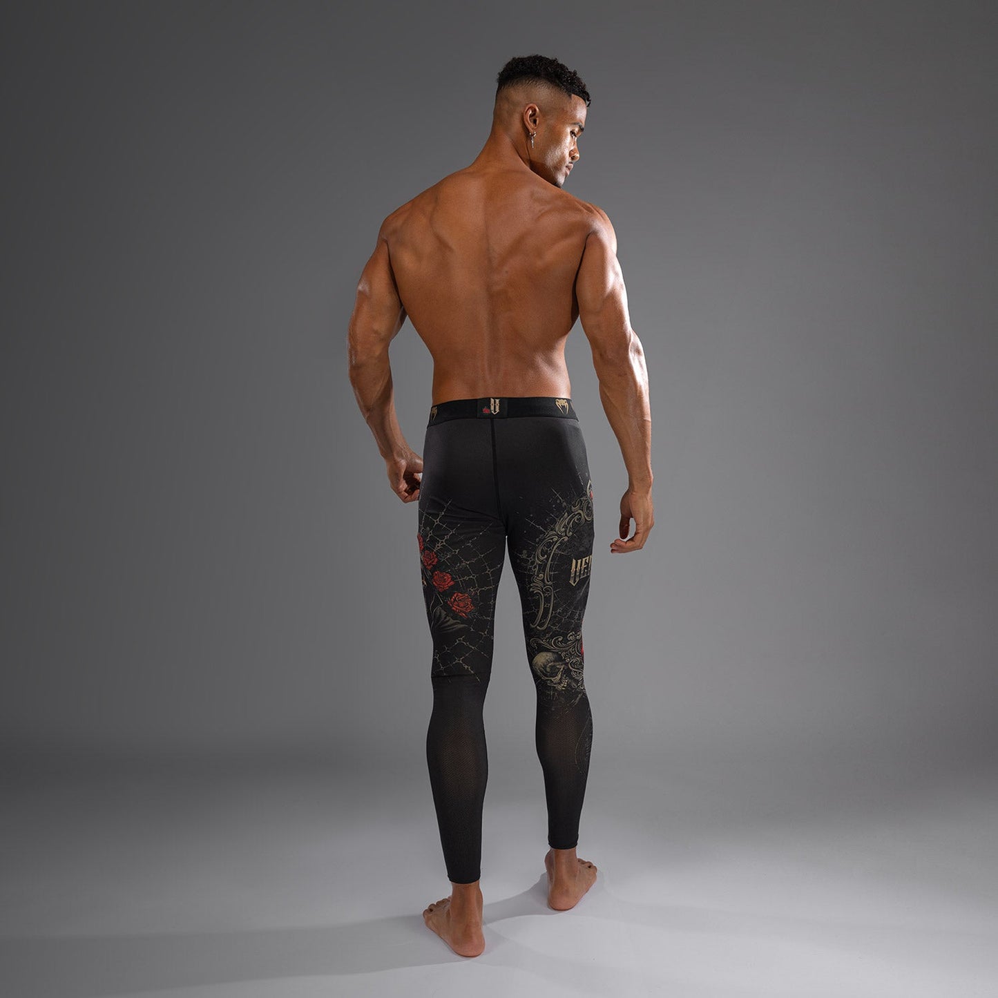 Venum Santa Muerte 5.0 Men’s Spats - Deep Black/Gold