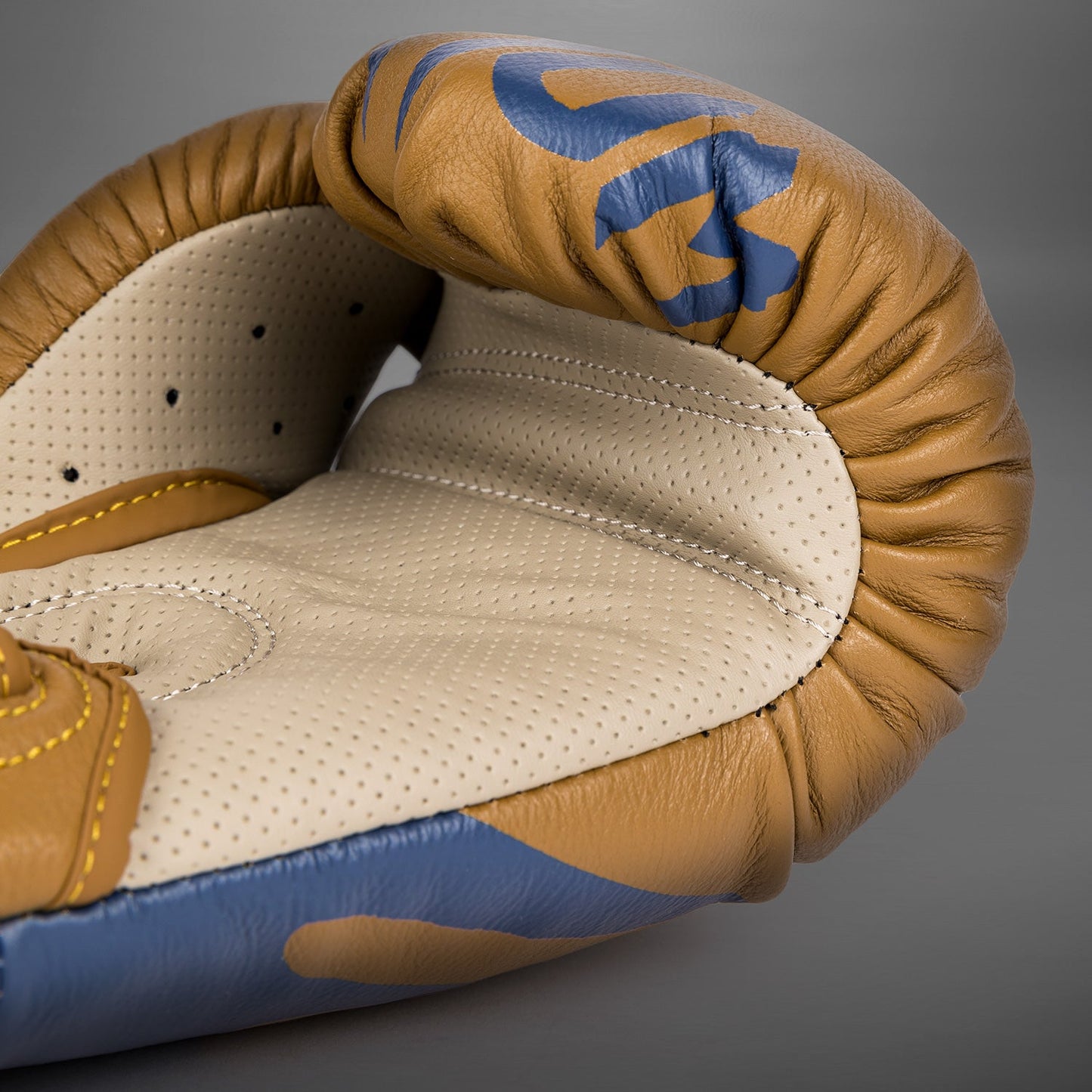 Venum Reverso Boxing Gloves - Camel / Royal Blue