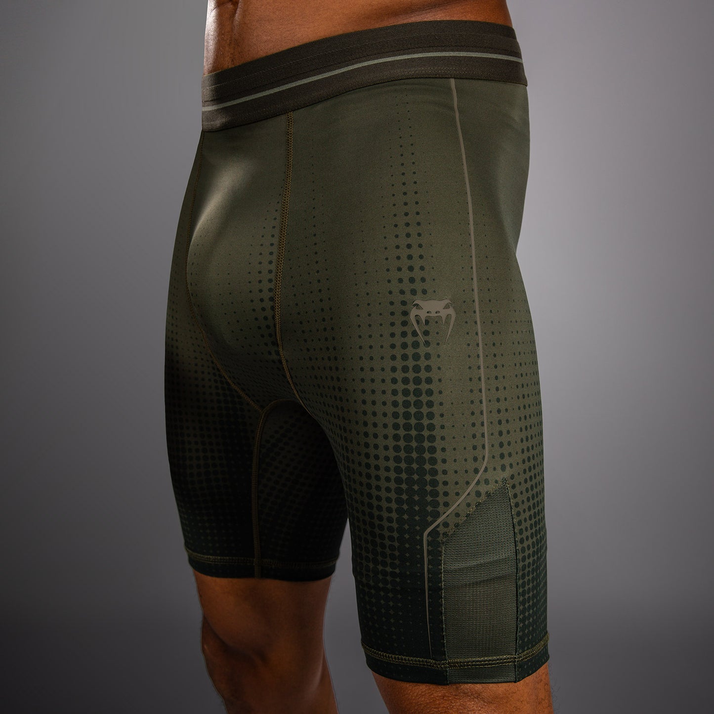 Venum Stealth Vale Tudo Shorts - Khaki/Dark Green  product-type_Compression shorts Venum