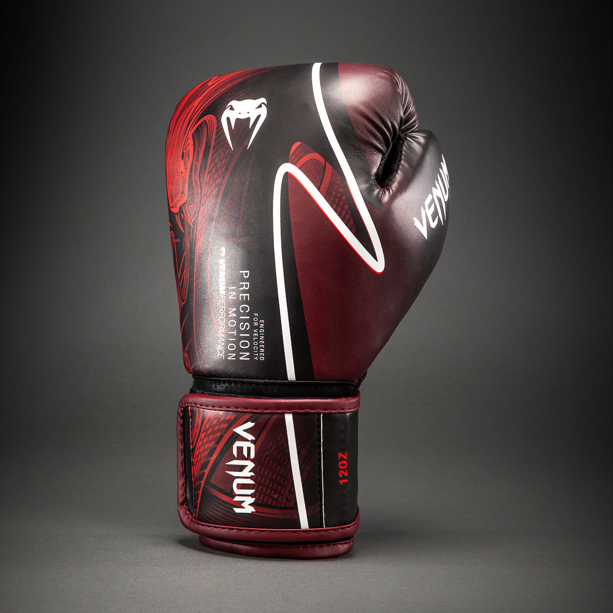 Venum Impact Crimson Viper 2.0 Boxing Gloves - Black/Red