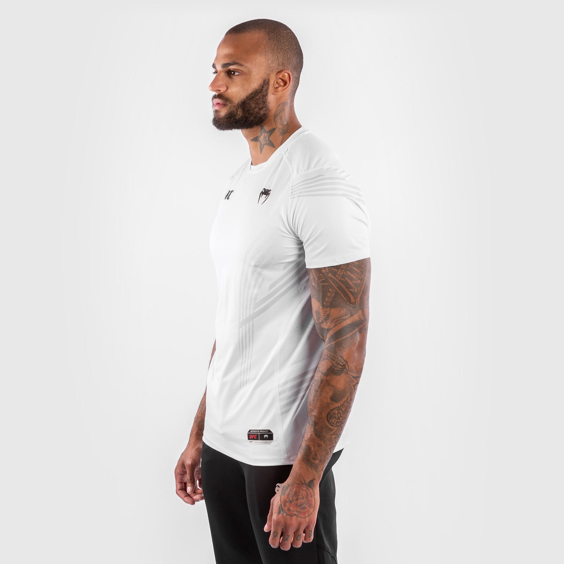 UFC Venum Personalized Authentic Fight Night Men's Walkout Jersey - White