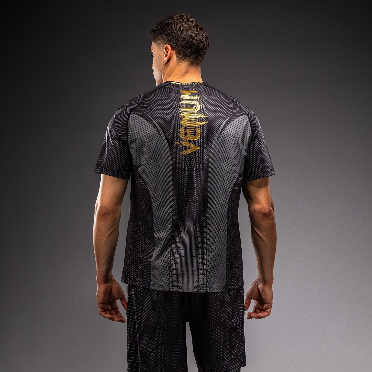 Venum Galactic 3.0 Dry Tech T-Shirt - Black/Gold  product-type_Dry Tech T-Shirts Venum
