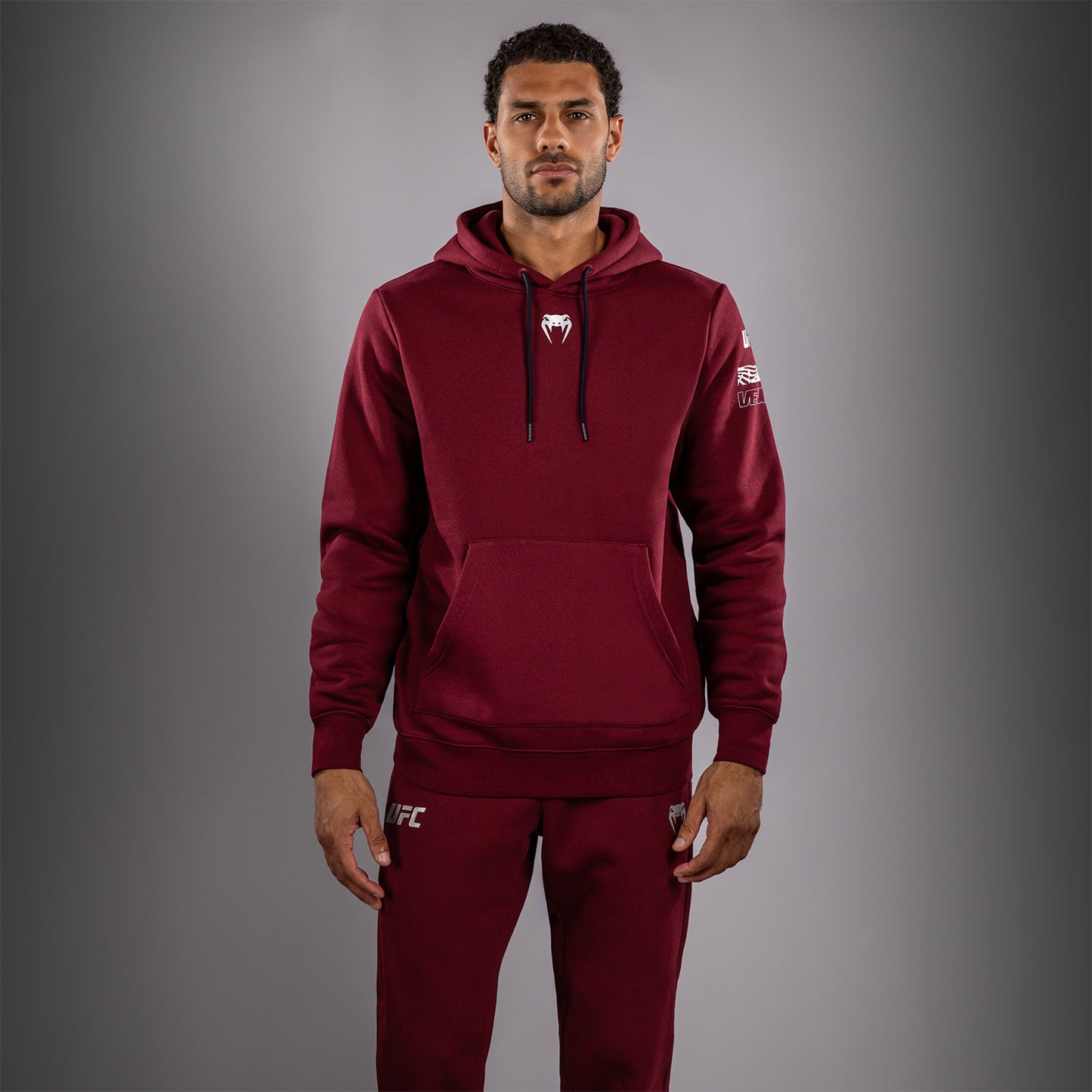 Men's UFC Zenith by Venum Burgundy Authentic Fight Week Pullover Hoodie  product-type_Sweatshirts Venum