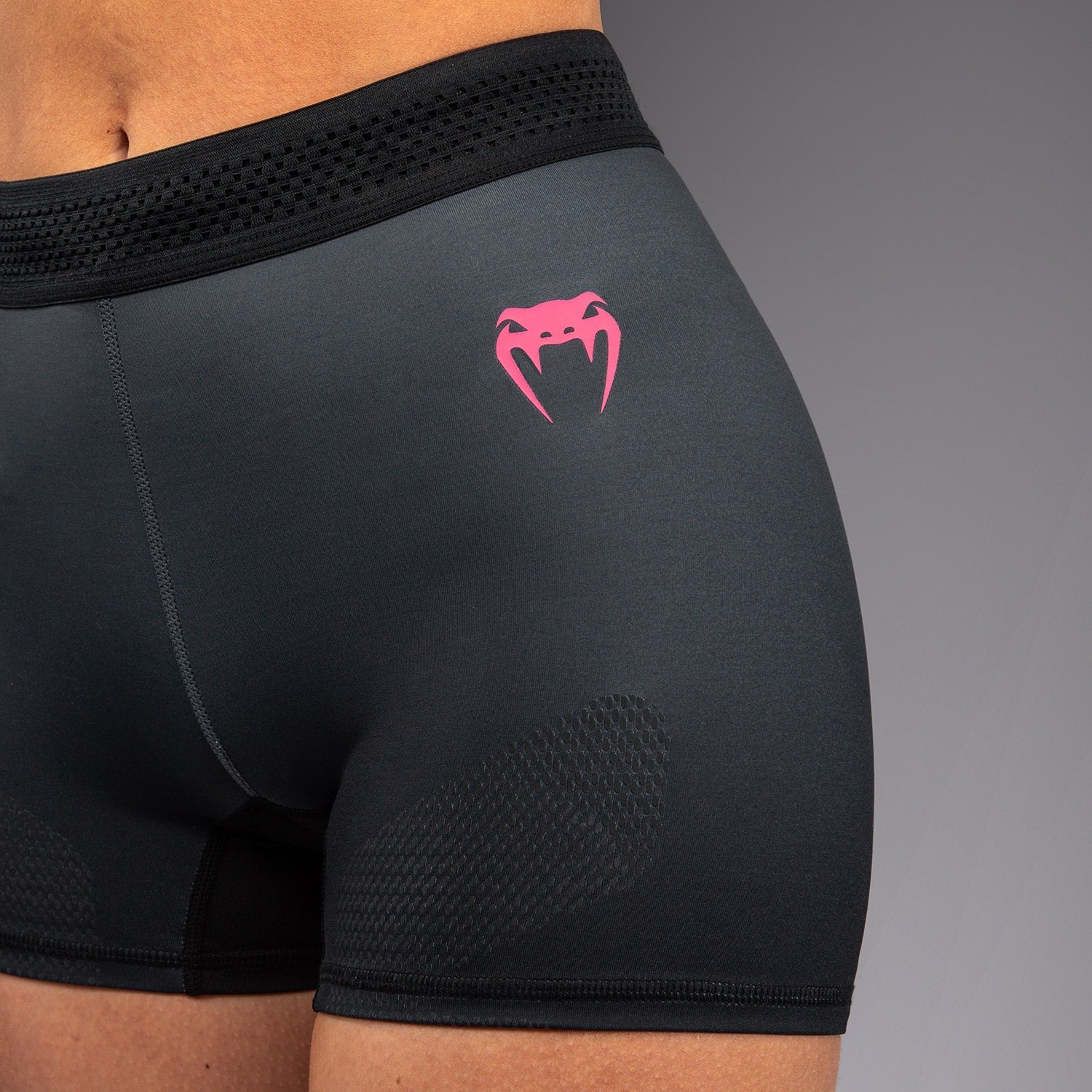 Venum Tactical XT Vale Tudo Shorts - Black/Storm Grey  product-type_Cycling shorts Venum