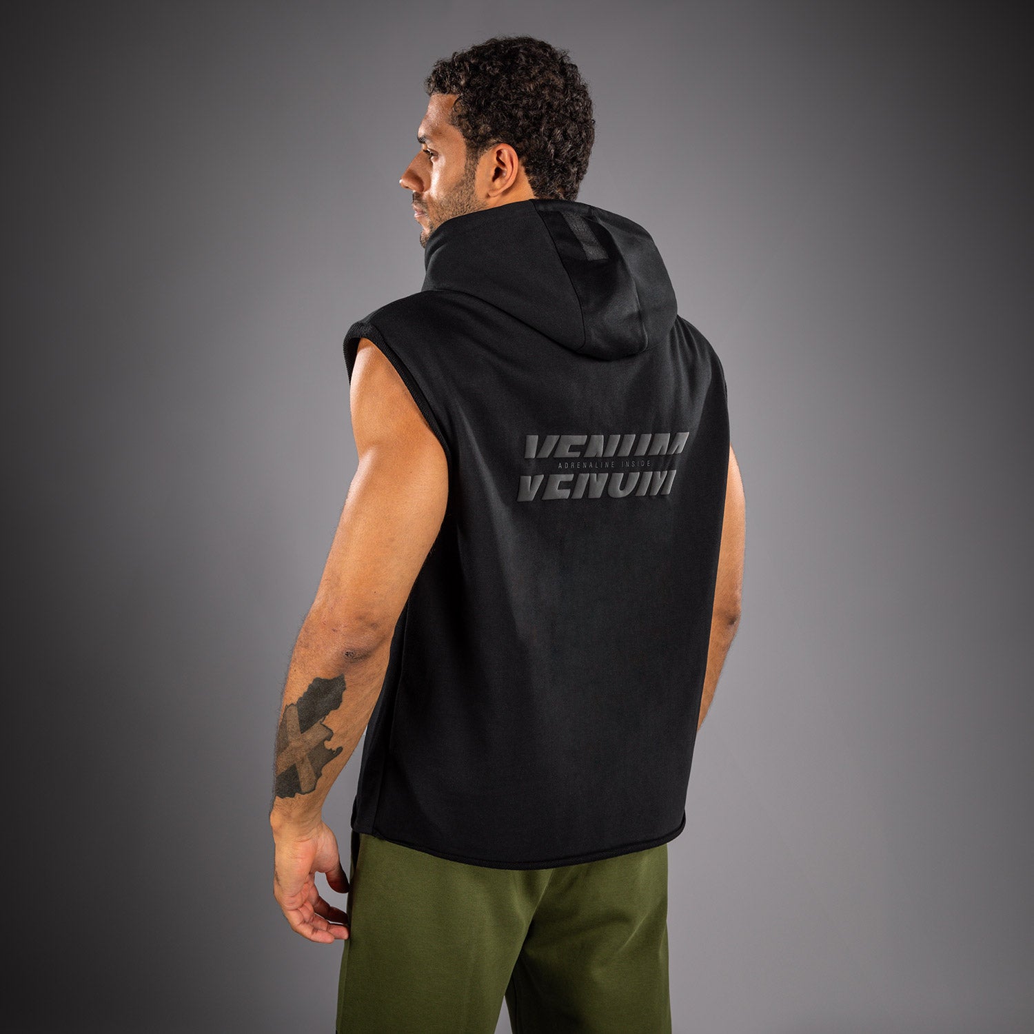 Venum Divide Sleeveless Hoodie - Black - Venum