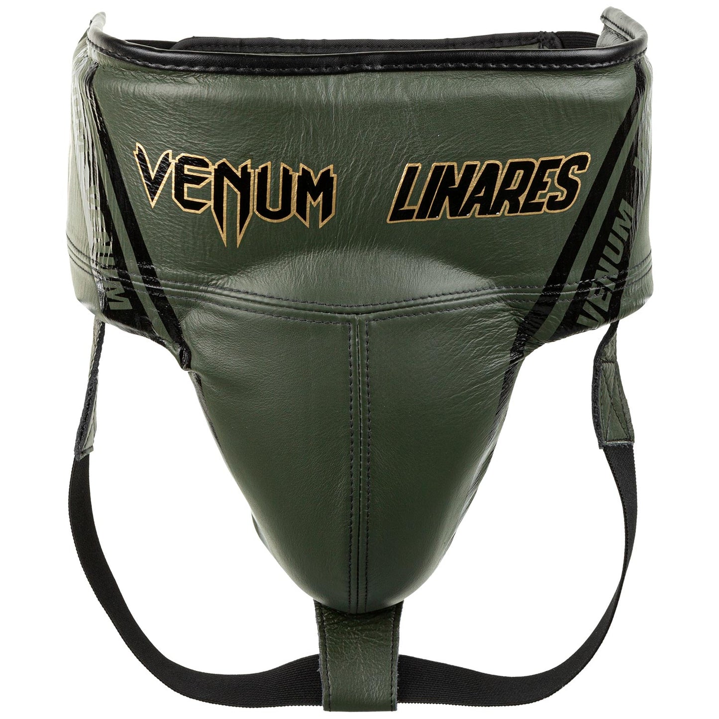 Venum Pro Boxing Protective Cup Linares Edition - Velcro - Khaki/Black/Gold