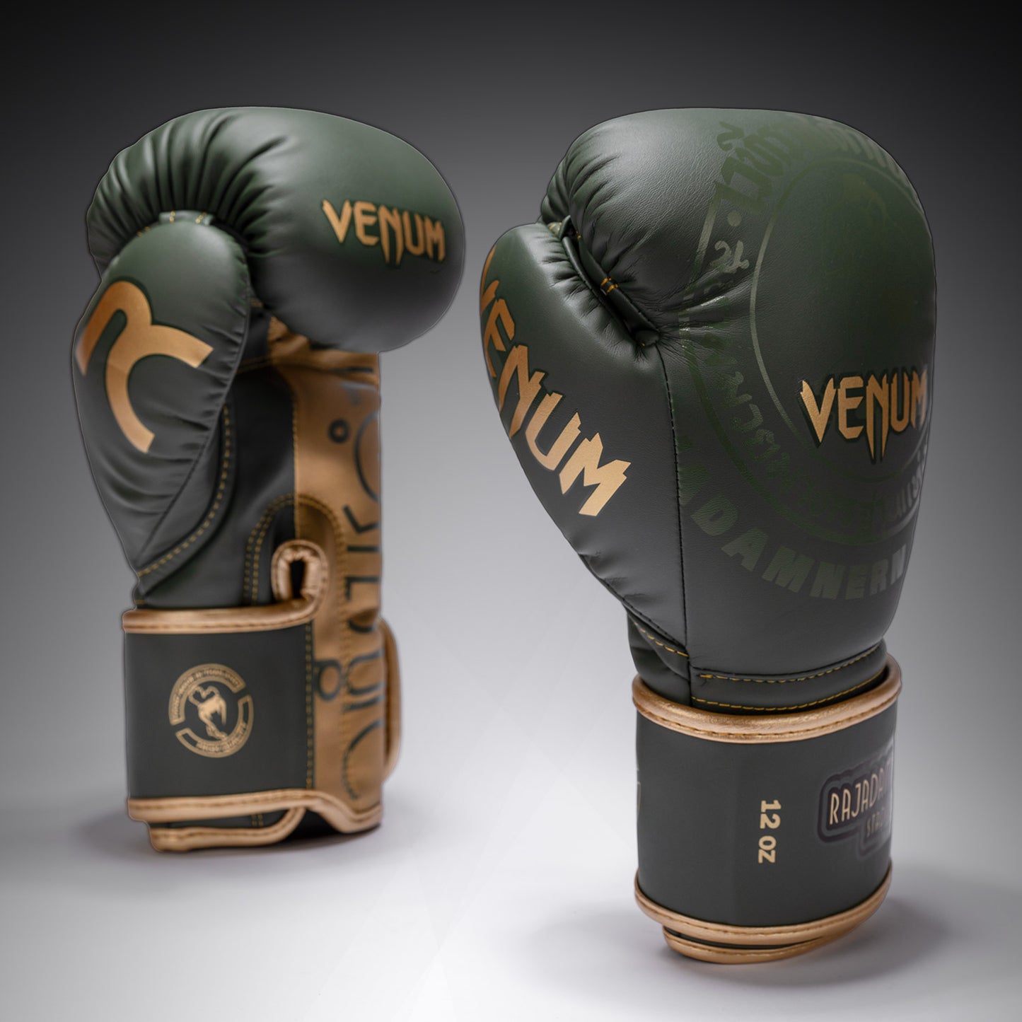 Venum x Rajadamnern Boxing Gloves - Military Green