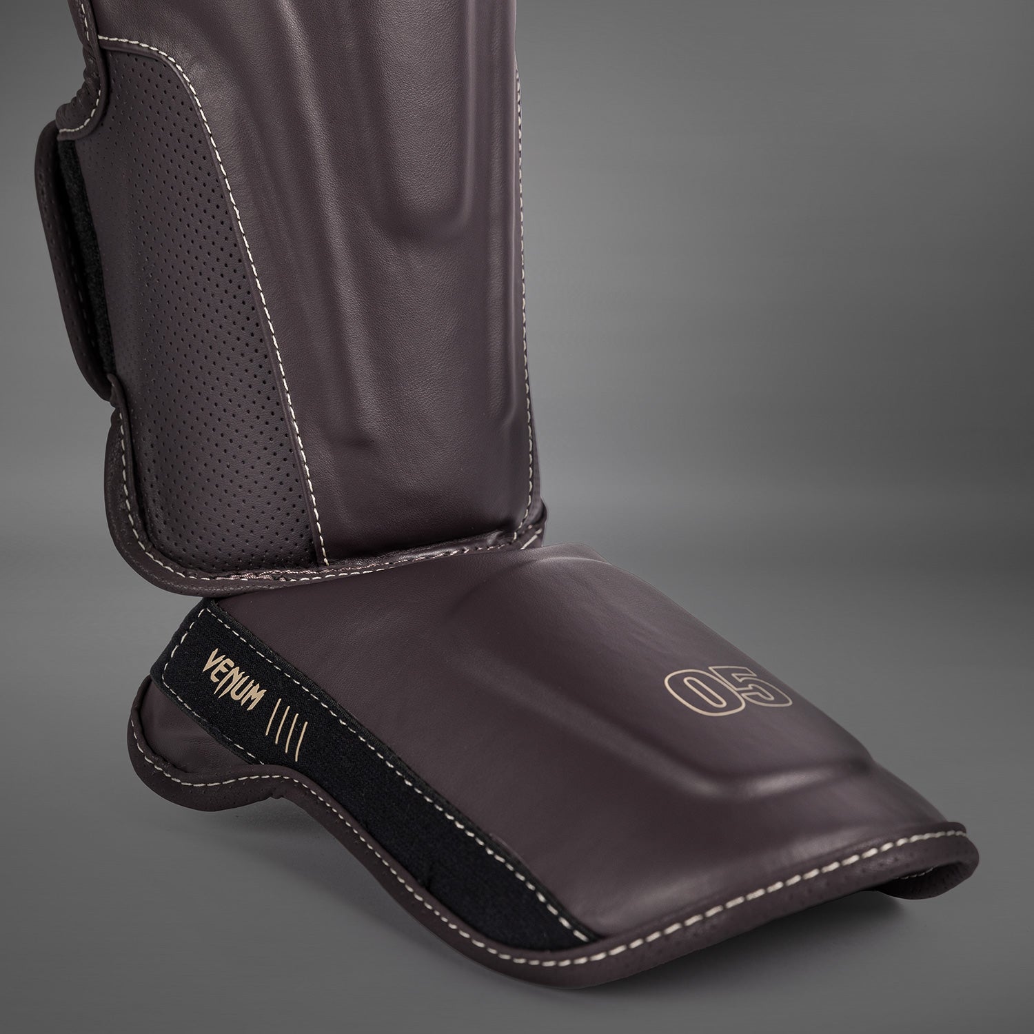 Venum Impact Evo Shin Guards - Chocolate - Venum