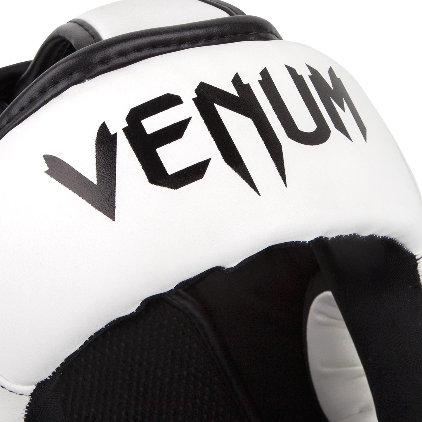 Venum Elite Headgear – White/Black
