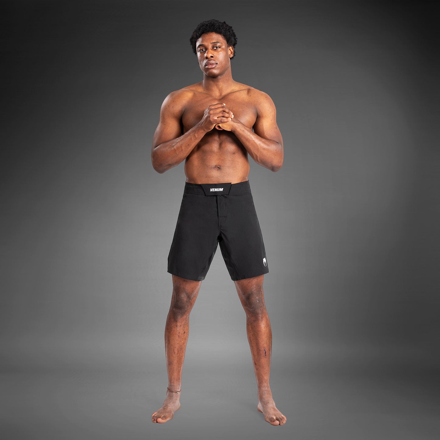 Venum Tempest Men's Fight Shorts - Black/Grey