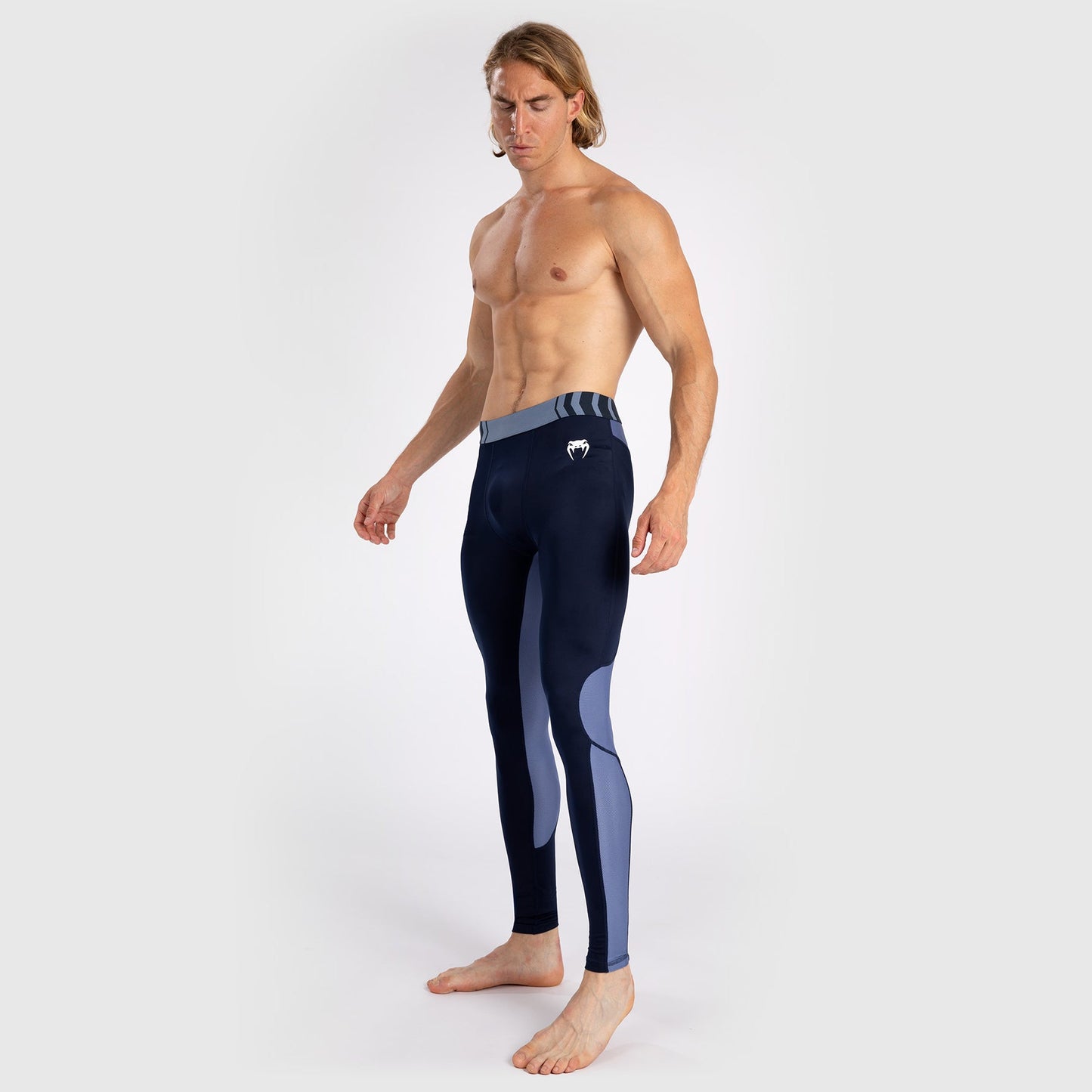 Venum Tempest Men's Spats - Navy Blue/Blue