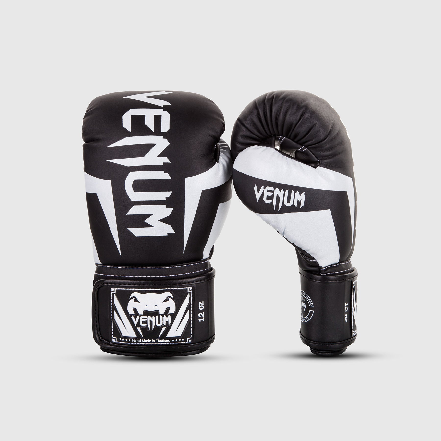 Venum Elite Boxing Gloves Black/White Venum - Main Image