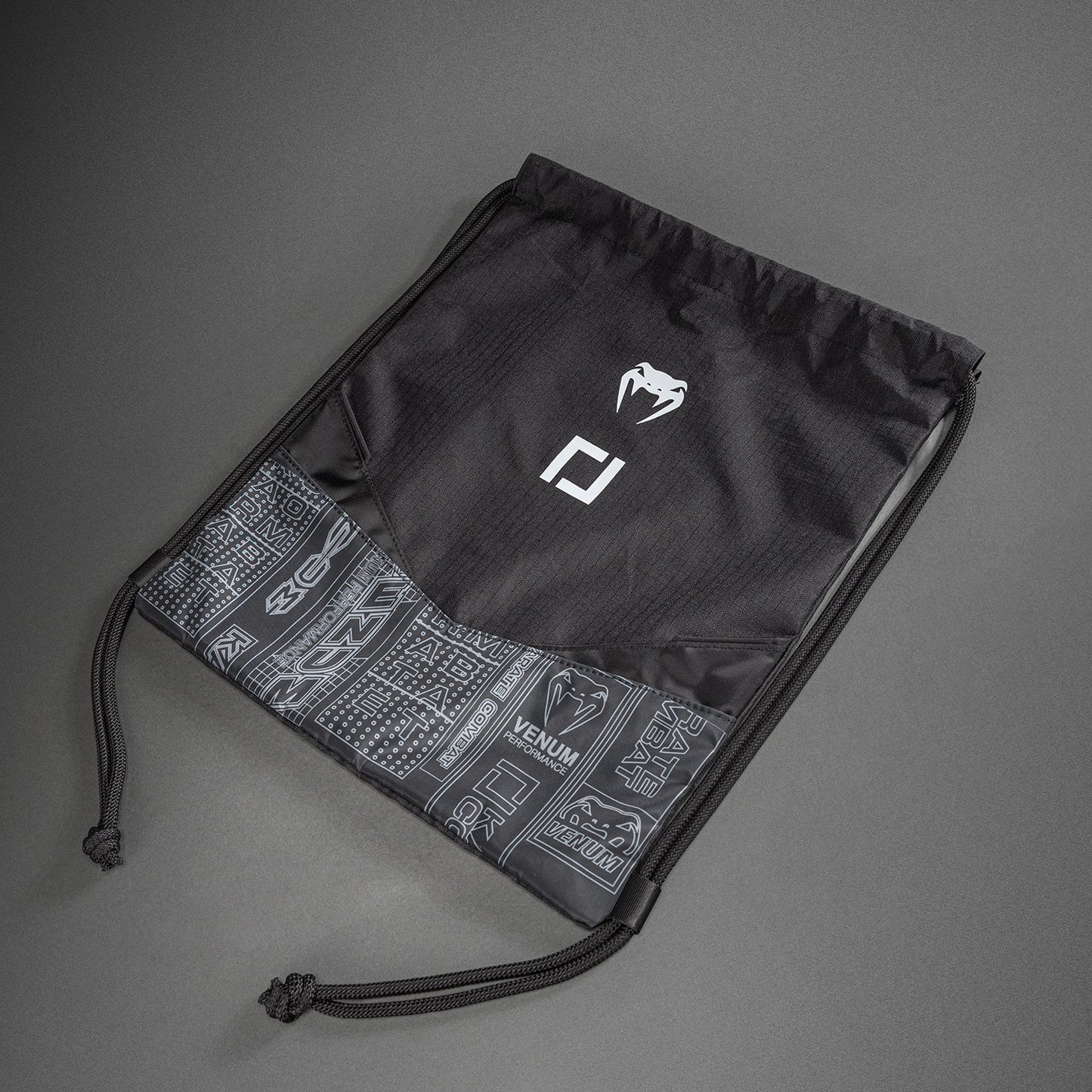 Karate Combat by Venum Drawstring Bag (10-15L) - Black/Grey  product-type_Sports Bags Venum