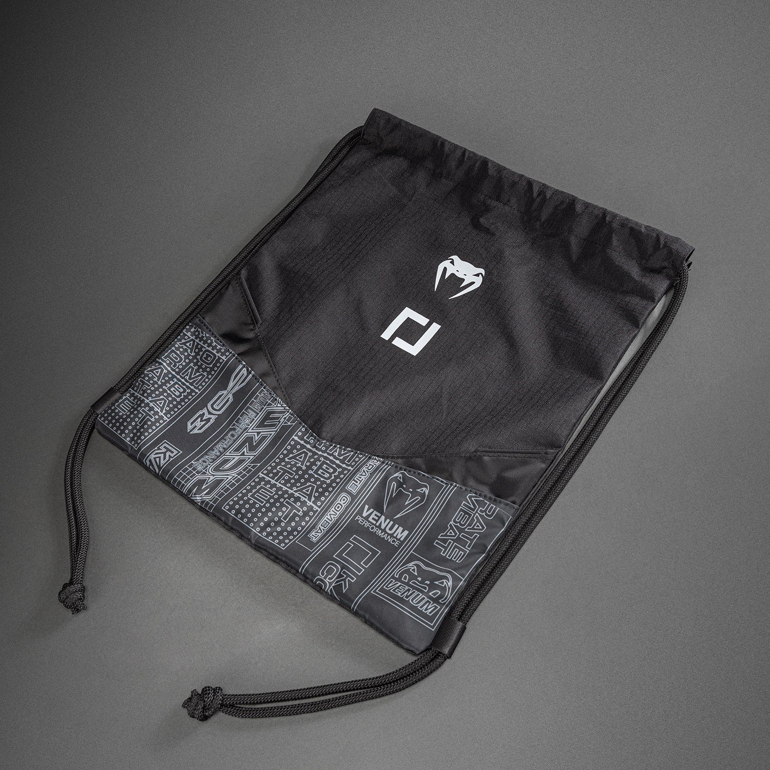 Karate Combat by Venum Drawstring Bag (10-15L) - Black/Grey  product-type_Sports Bags Venum
