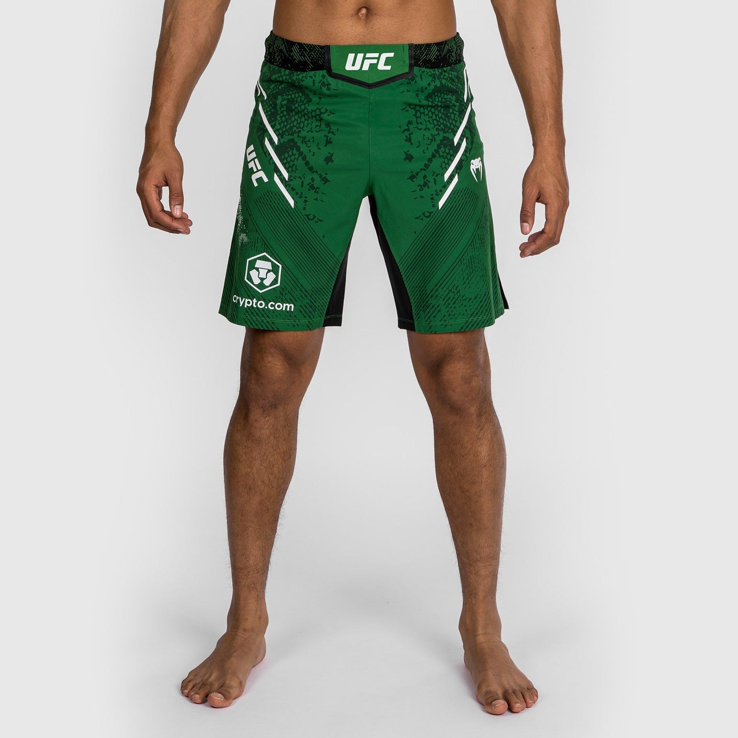 UFC Adrenaline by Venum Personalized Authentic Fight Night Men's Fight Short - Long Fit - Green