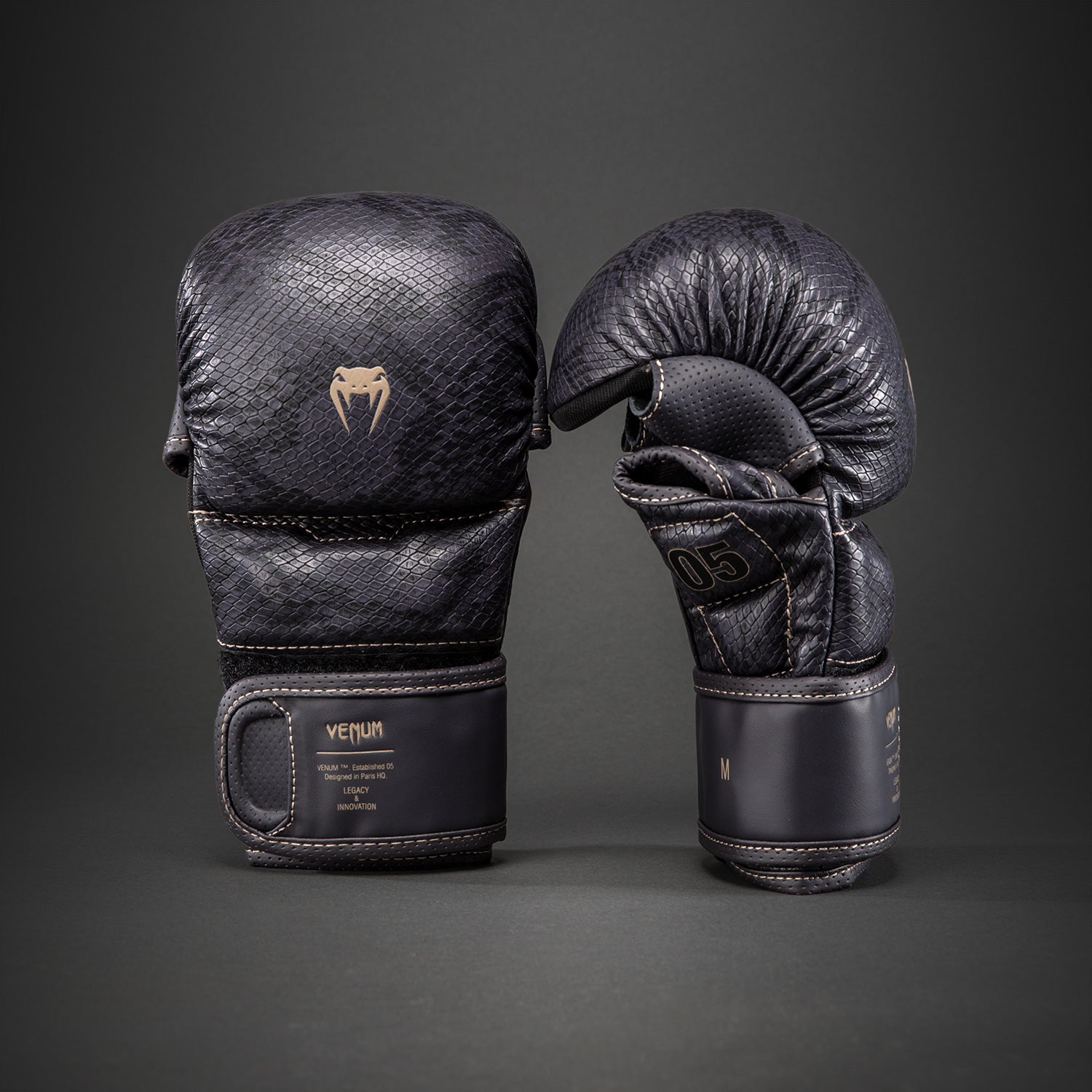 Venum Impact Evo Scales MMA Sparring Gloves - Dark Purple