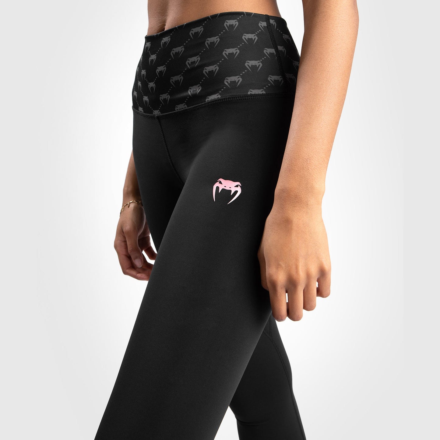 Venum Monogram Leggings - Black/Pink Gold