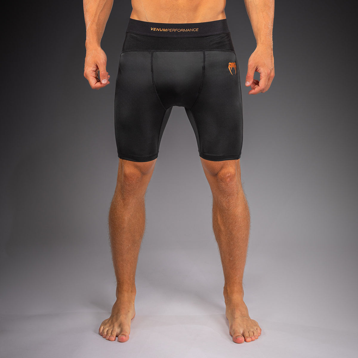 Venum G-Fit Revolution Vale Tudo Shorts - Black/Copper  product-type_Compression shorts Venum
